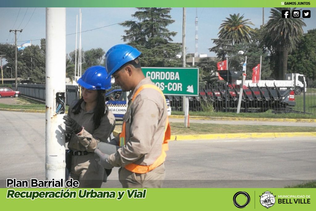 Adecuación eléctrica a la ley provincial en el alumbrado público de Ruta 9