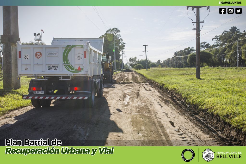 Se prosigue con el arreglo de calles de tierra