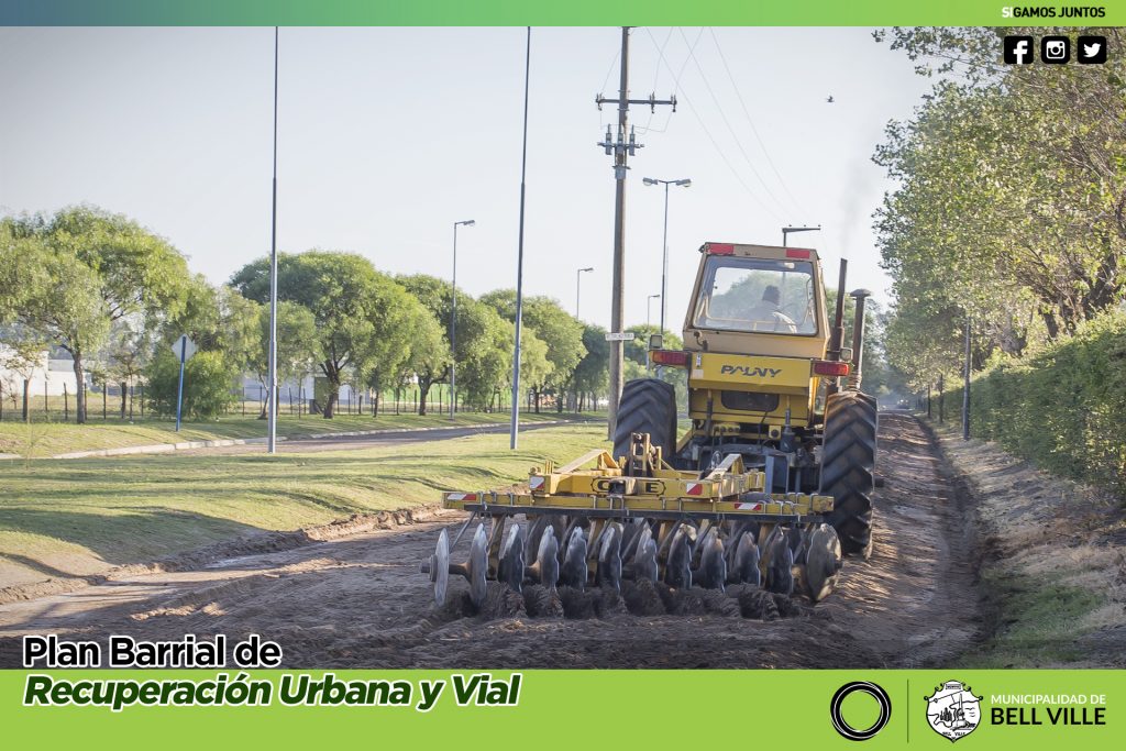 Mejoramiento de calles de tierra.