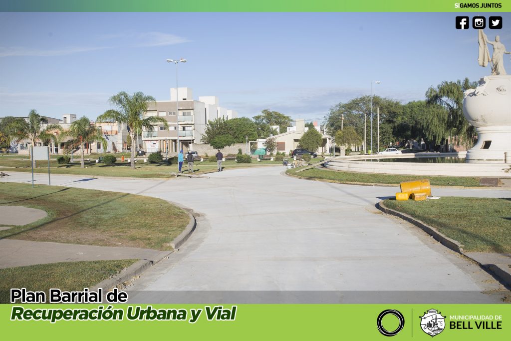Avances en la obra de pavimentación en avenida Faustino Molina