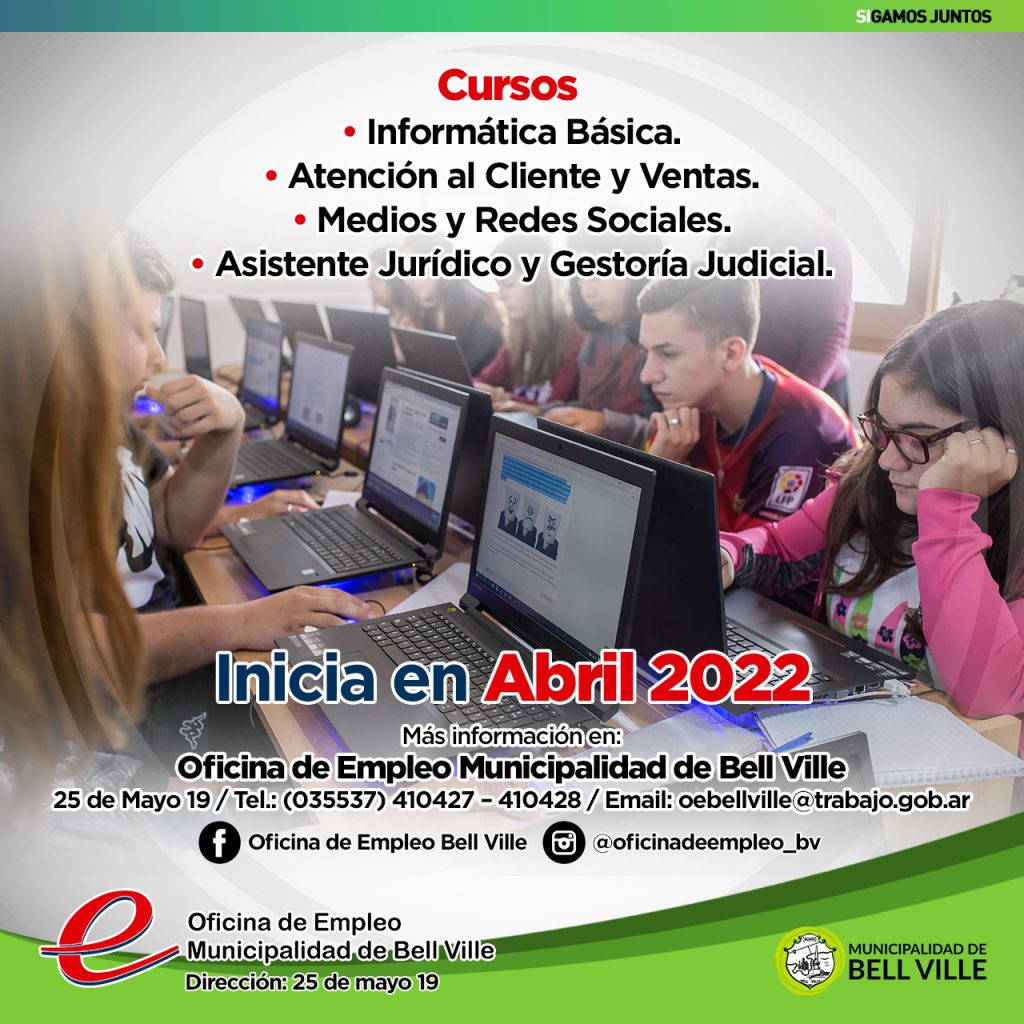 Nuevos cursos de formación en la Oficina de Empleo Municipal