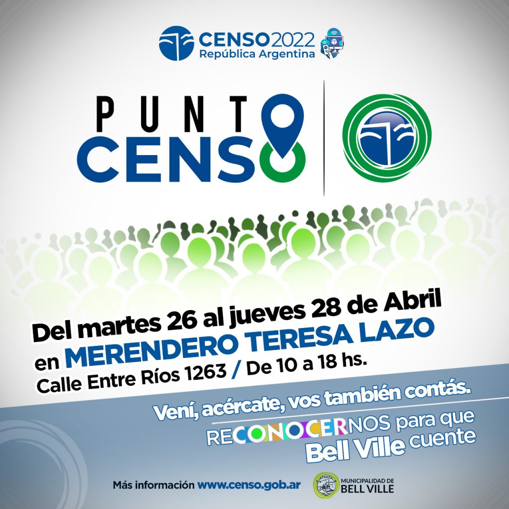 Desde el municipio y con el Punto Censo ya se llevan realizados más de 500 relevamientos