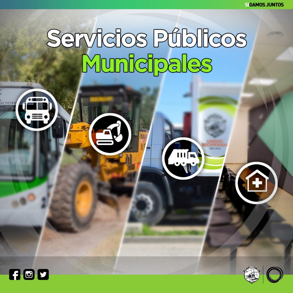 Atención municipal de servicios públicos en el feriado de Semana Santa