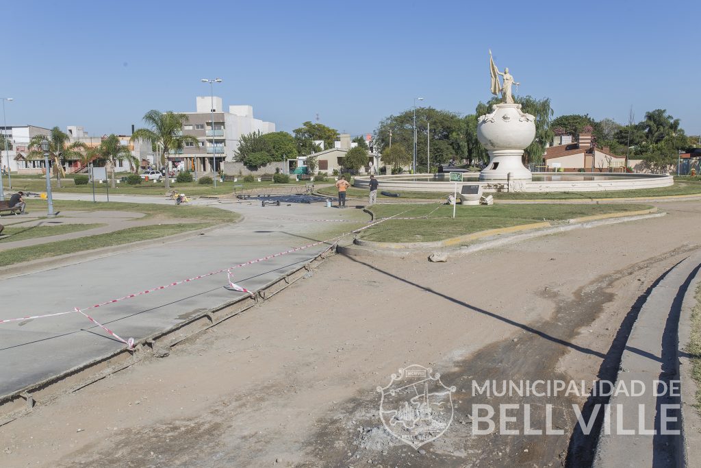 El hormigonado de la Av. Costanera en su tramo final