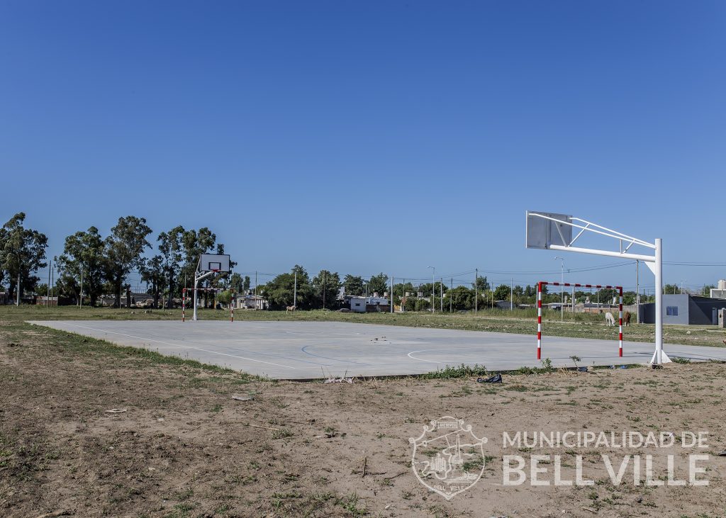 Mañana se inaugurará el playón polideportivo en el Barrio Malvinas Argentinas