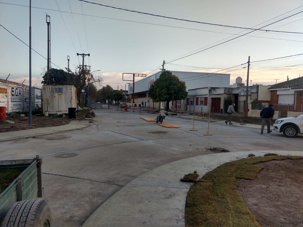 En pocos días más se habilita parcialmente la obra Bv. Alcorta, Illia y Maipú