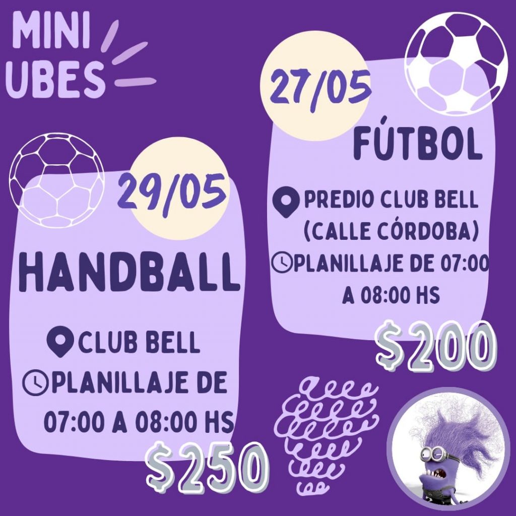 En la continuidad de la Mini UBES, hoy competencia de fútbol y el domingo, hándbol