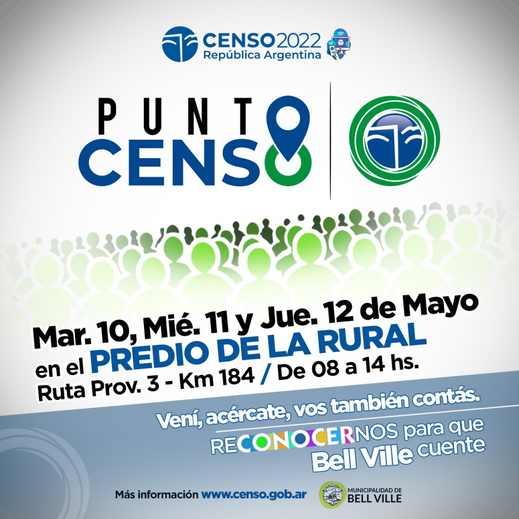 Hoy se inicia el Censo en la zona rural y residencias colectivas