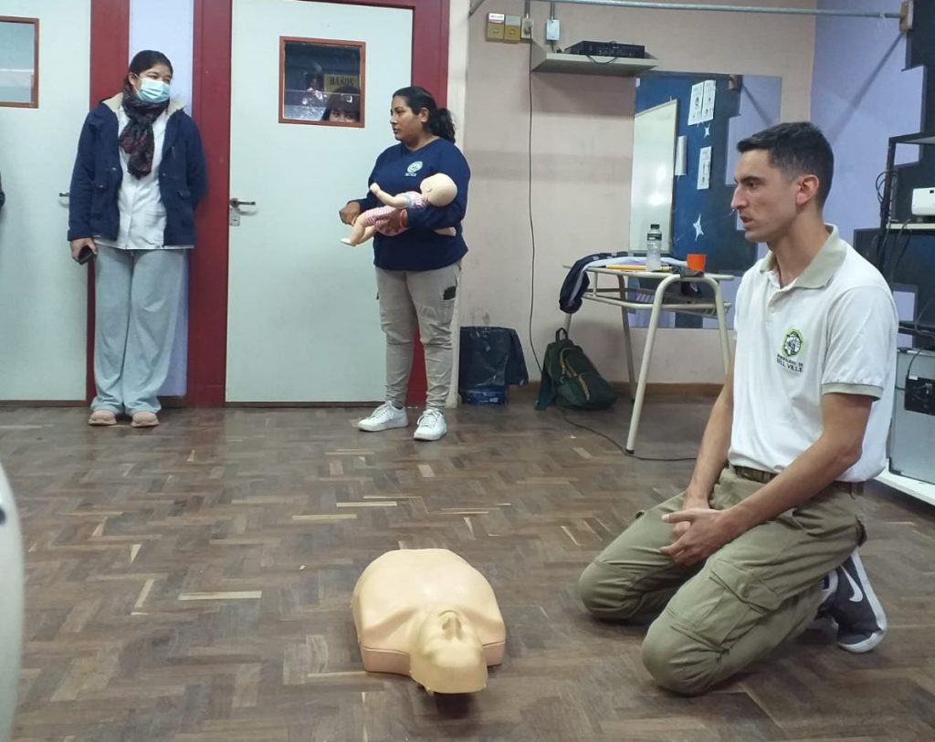 Desde las escuelas continúan los pedidos de capacitaciones en primeros auxilios y RCP