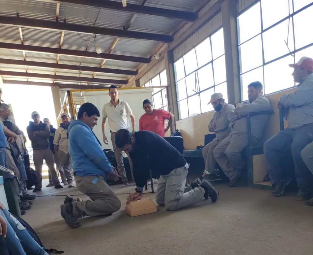 El personal del Corralón Municipal recibió capacitación en primeros auxilios