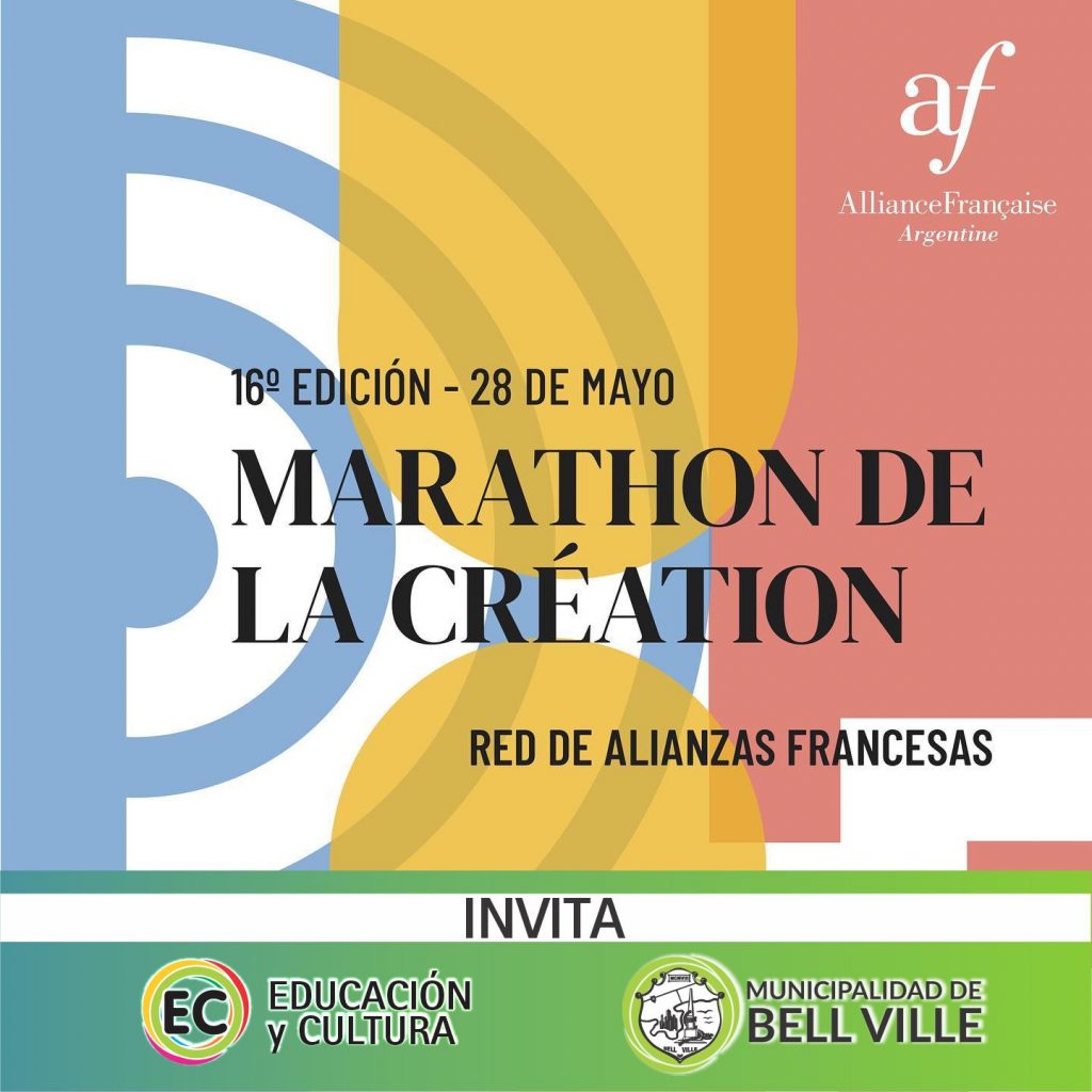La Alianza Francesa convoca a participar de la Maratón de la Creación 2022-16º Edición