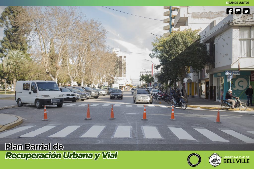 La demarcación vial de calles contribuye al ordenamiento de la ciudad