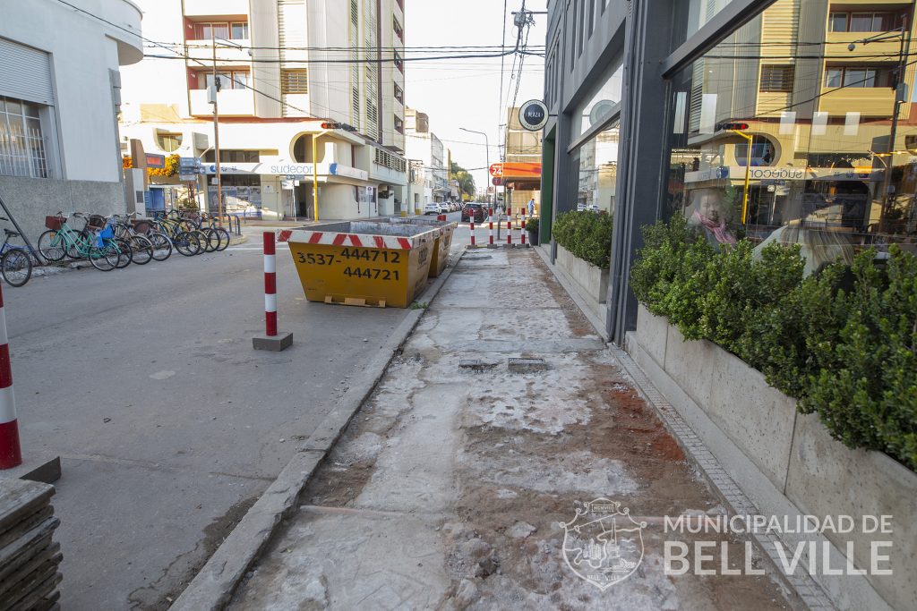 Comenzó otro tramo de la obra del proyecto de Centro Comercial a Cielo Abierto