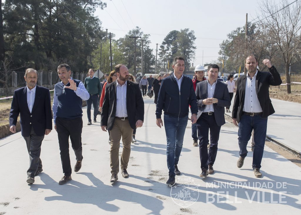 El Vicegobernador recorrió la obra de reconstrucción del acceso Noroeste