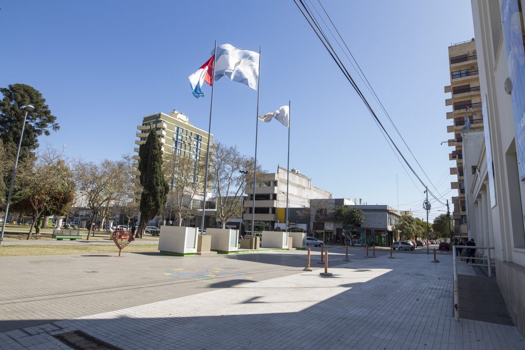 El después del Día del Niño, una plaza limpia y ordenada