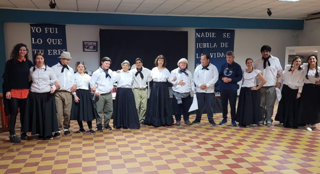 Los talleres de folclore para personas con discapacidad recordaron al Gral. San Martín