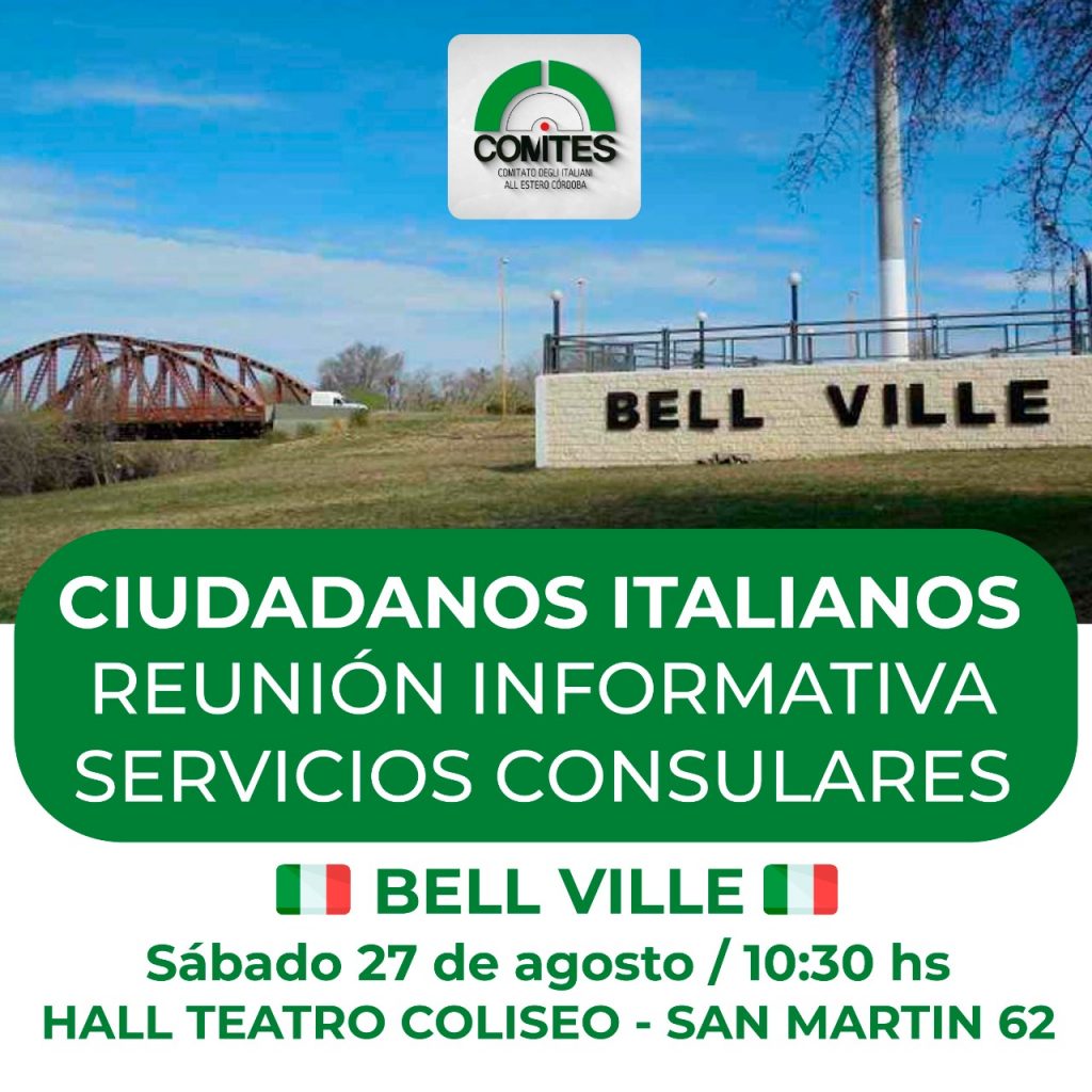 Este sábado habrá una reunión informativa para ciudadanos italianos