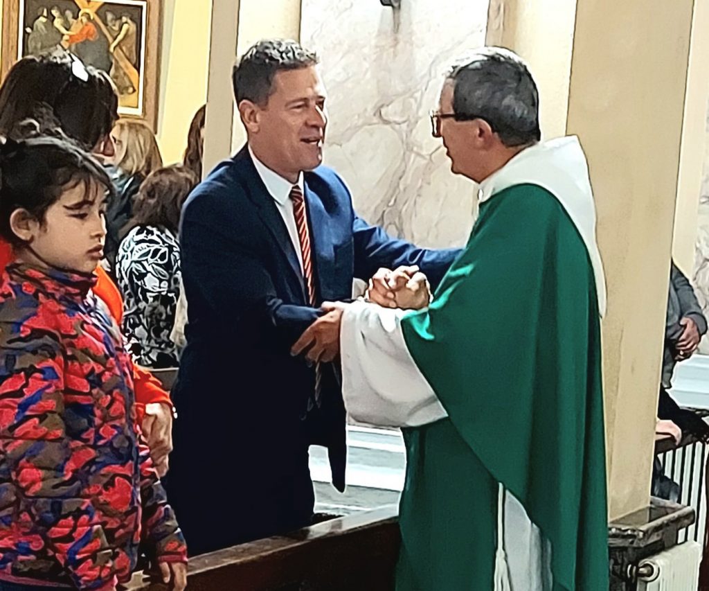 El intendente asistió a la asunción del Pbro. Bonetto