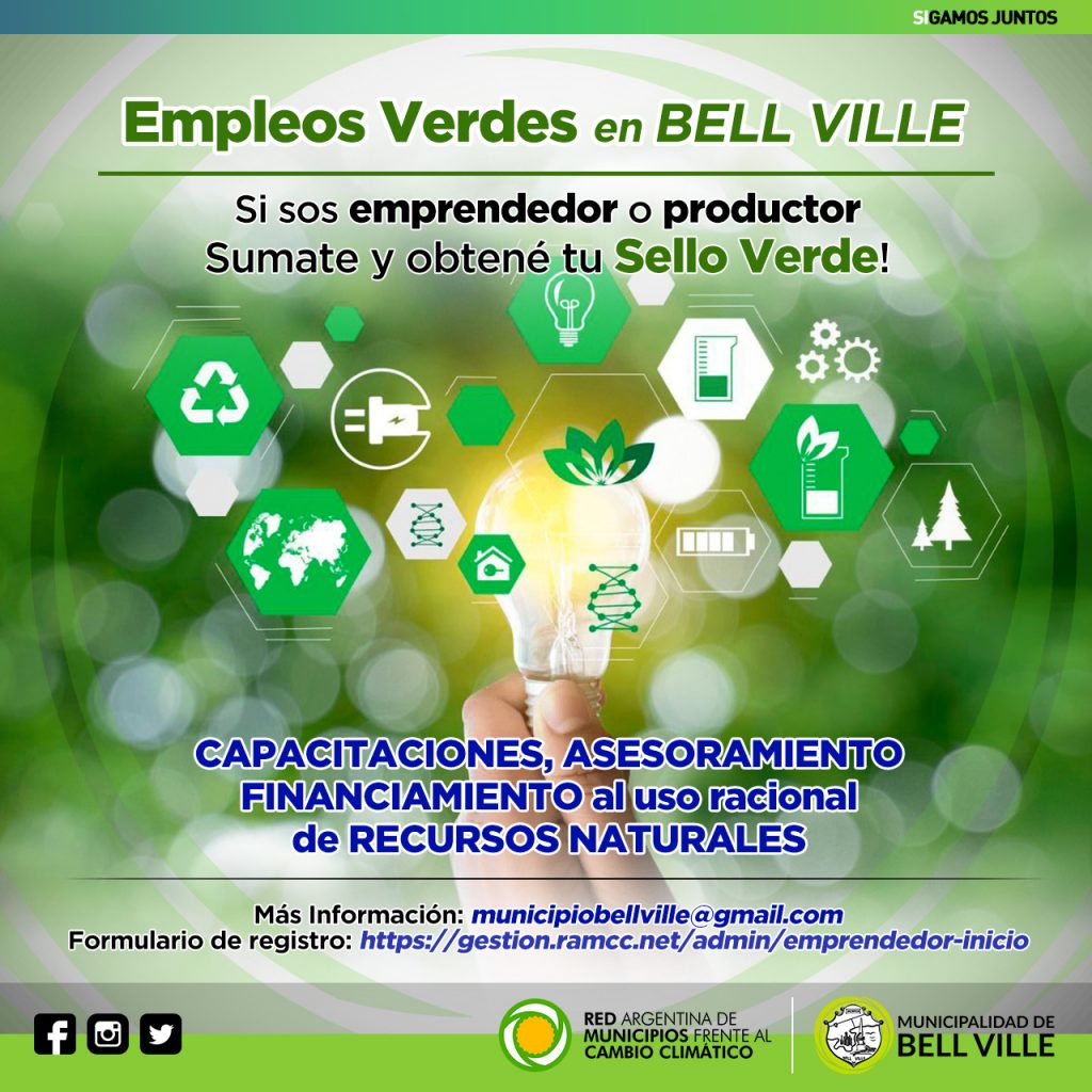 Dos empresas bellvillenses recibieron de la RAMCC su sello de Economía Verde
