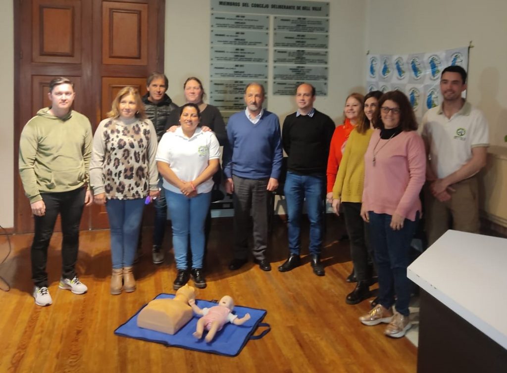 Concejales participaron del curso de primeros auxilios