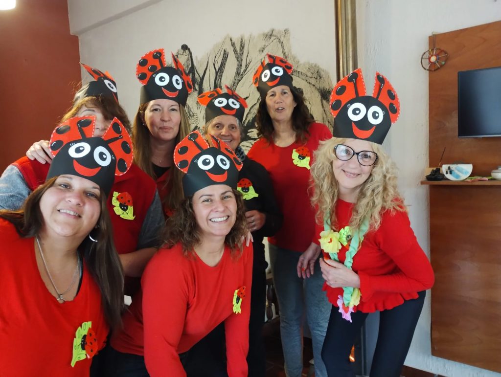 Los Núcleos Barriales Culturales recibieron con alegría el día de la primavera y del estudiante