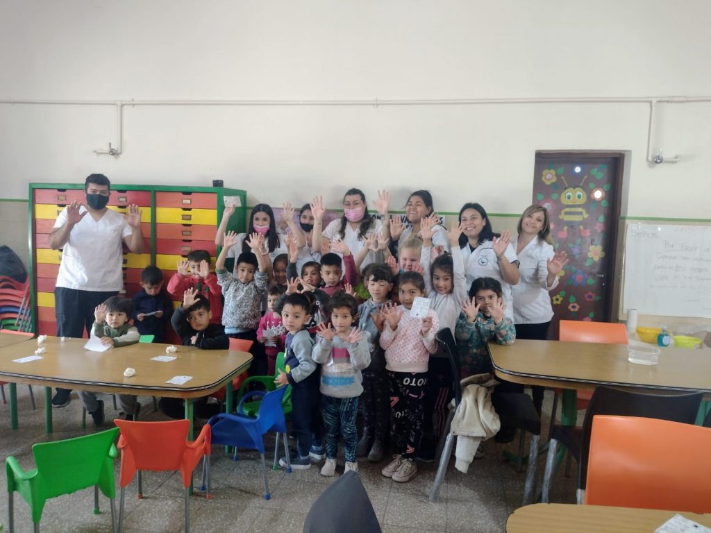 En la Casa del Niño se habló sobre la importancia del lavado de manos