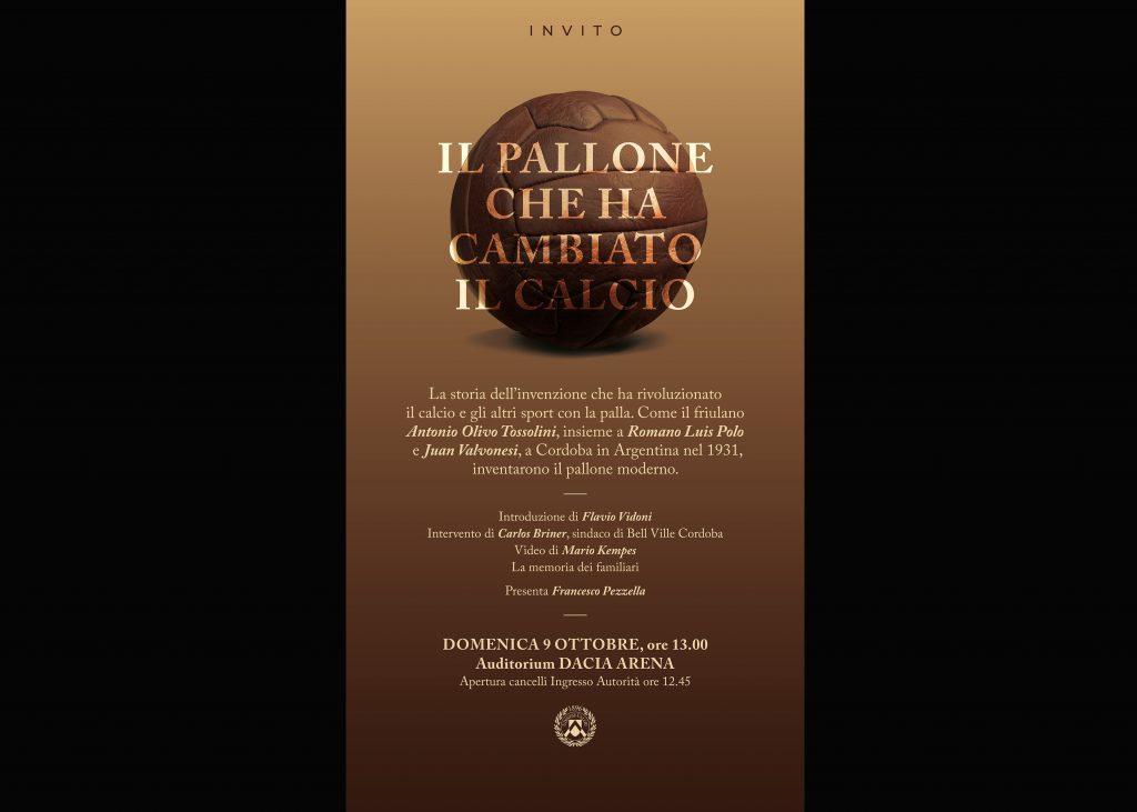 Este domingo se cumple en Italia el primer homenaje mundial a la pelota de fútbol sin tiento