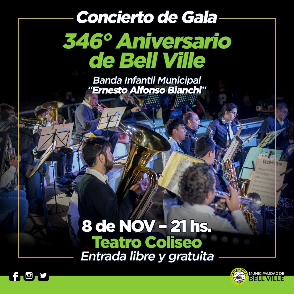 El 8 de noviembre la Banda Infantil Municipal ofrecerá su función de gala en el Teatro Coliseo