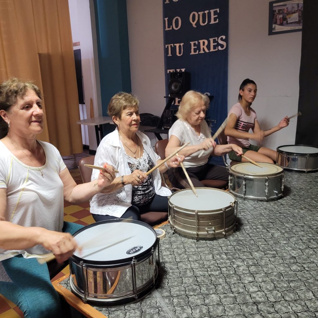 Los Talleres de Percusión de Núcleos Barriales se reunieron para ensayos conjuntos