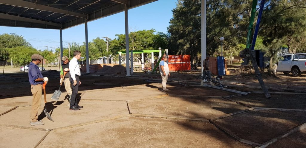 El Polideportivo del Norte de la ciudad, presenta un importante avance de obra