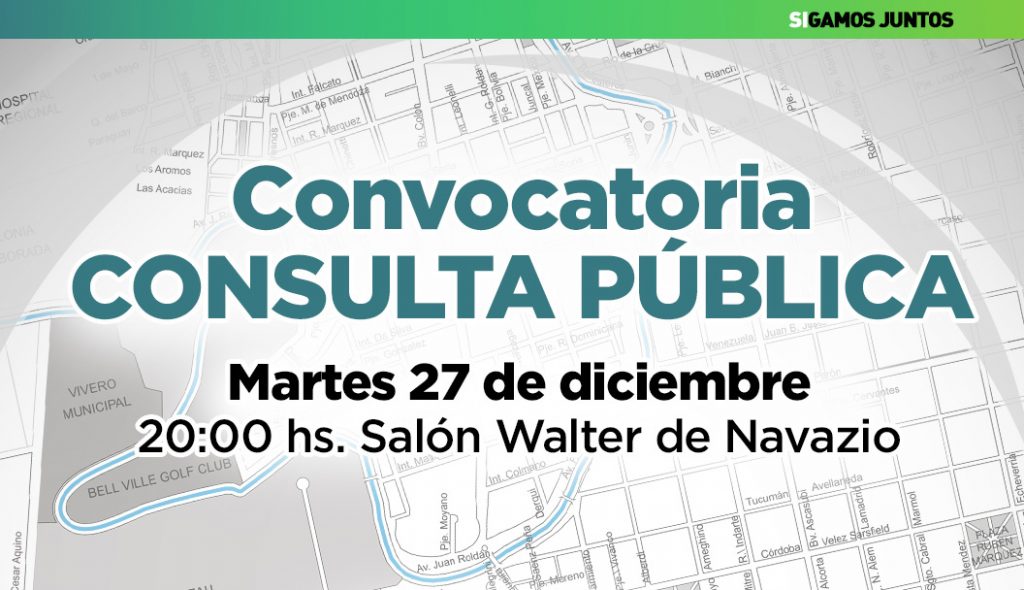 Mañana se cumplirá la Consulta Pública por el Crédito CAF para la mejora vial de la ciudad