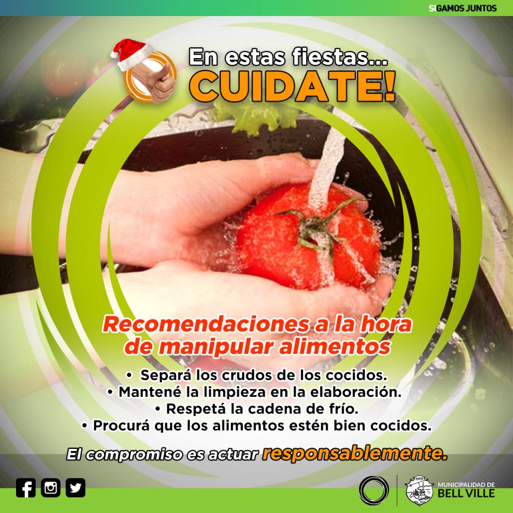 Recomendaciones sobre compra, consumo y conservación de alimentos para fin de año