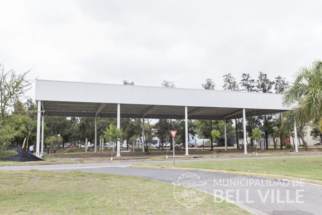 El Playón Polideportivo del Norte de la ciudad “ya hace sombra”