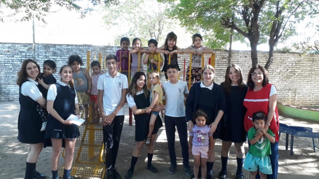 Alumnos del Colegio del Huerto visitaron la Guardería Constancio C. Vigil