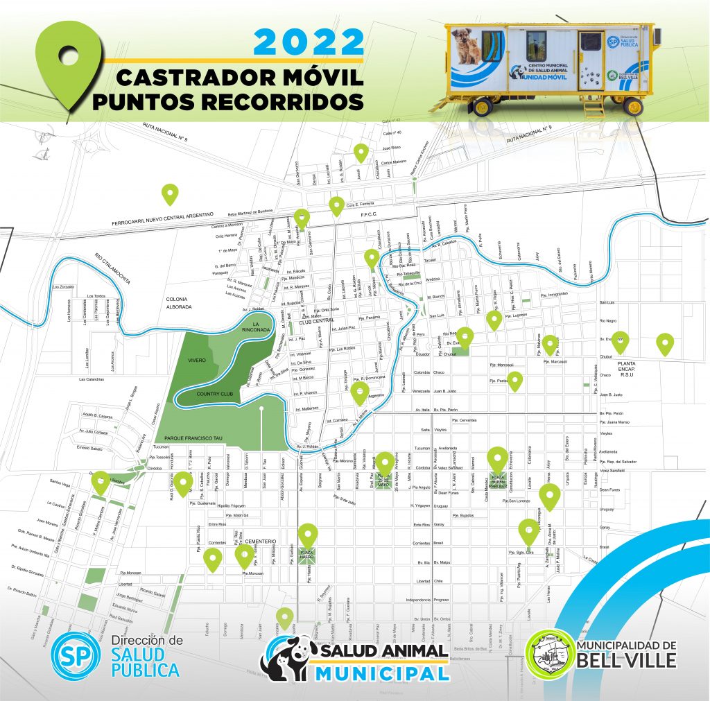 En el Castrador Móvil se realizaron 417 cirugías en unos 20 lugares distintos de la ciudad