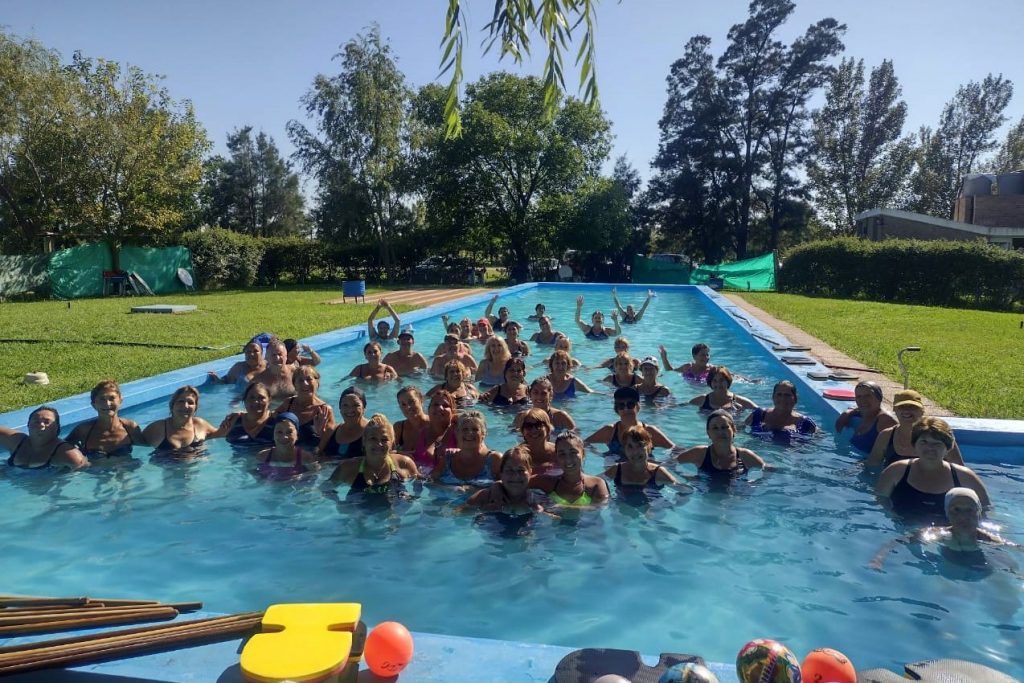 Alrededor de 200 personas se beneficiaron con las clases gratuitas de Aquagym