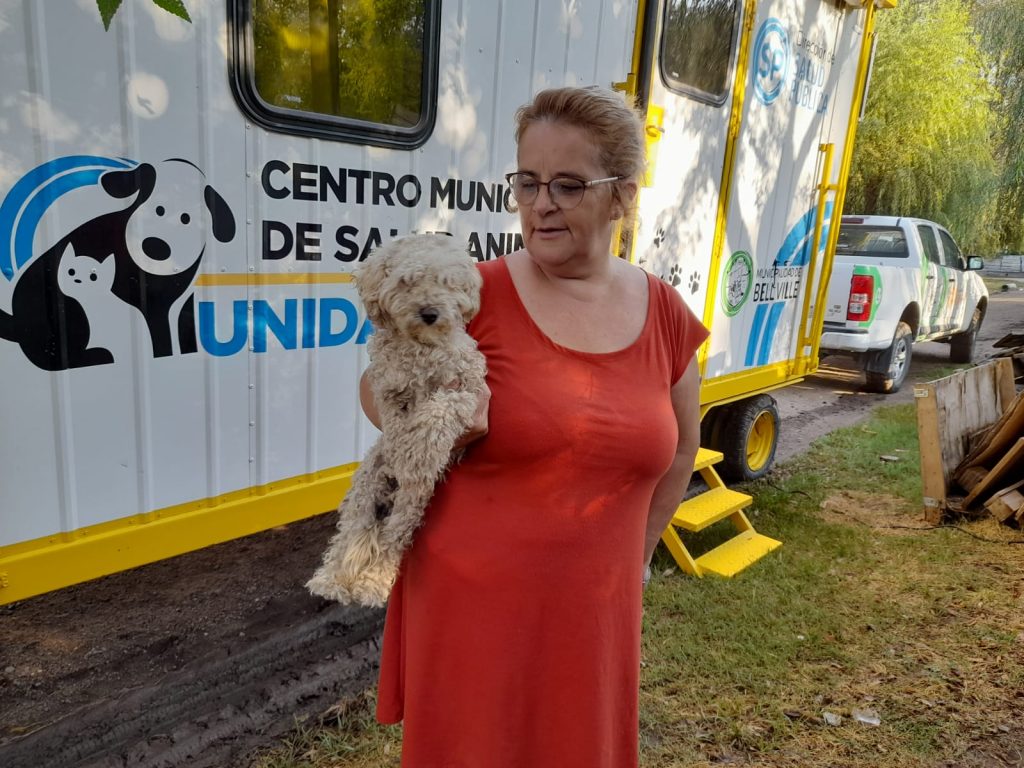 En Villa Carlitos, el castrador móvil realizó 17 cirugías en perros y gatos.