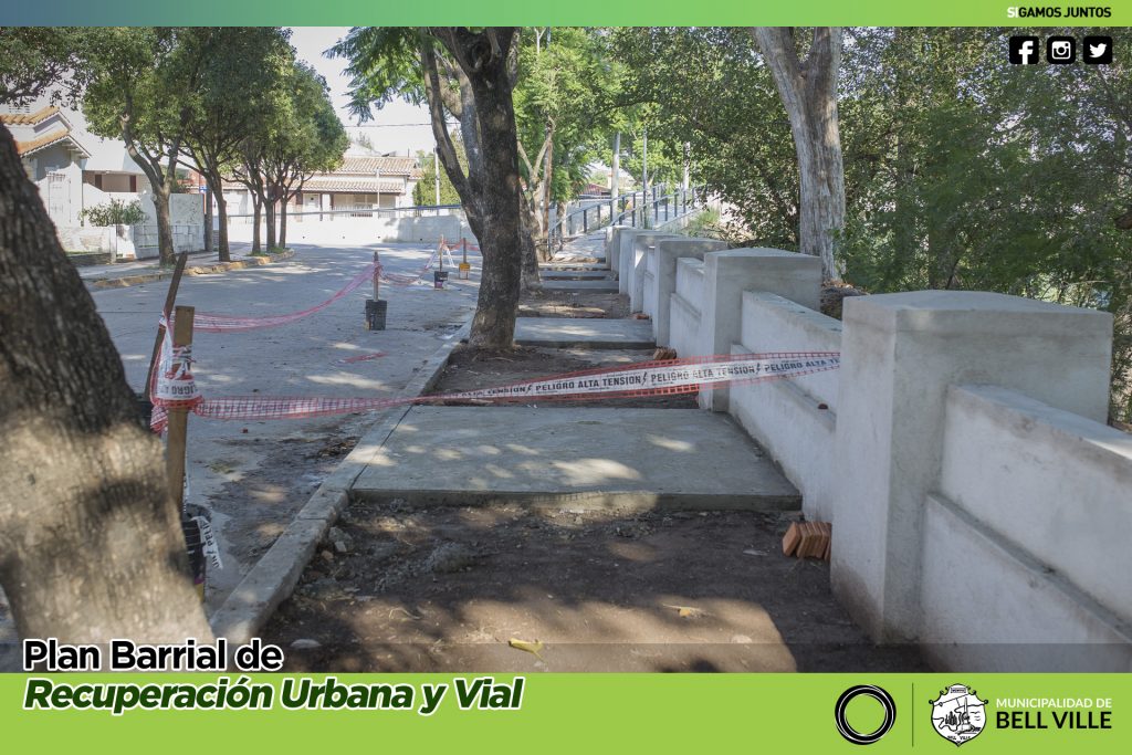 Continúan los trabajos de mejoramiento en calle Tucumán entre puentes Sarmiento y Bustos