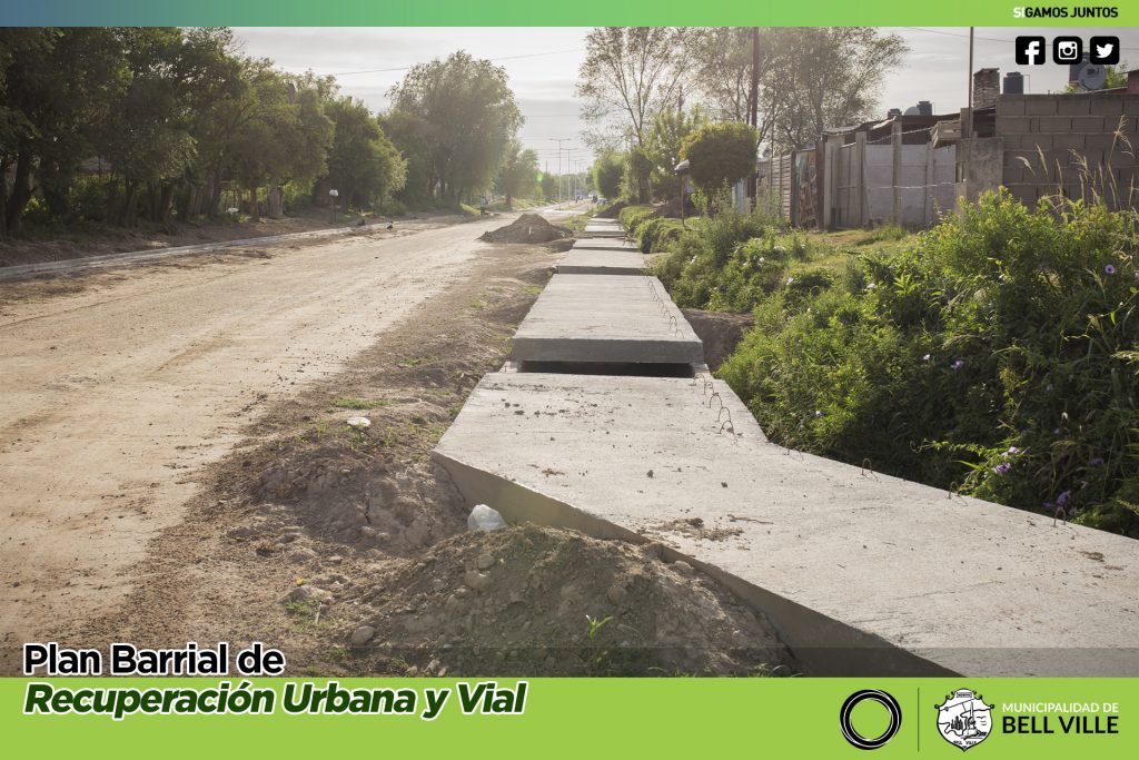 Importantes intervenciones en los canales pluviales del Sudoeste de la ciudad.