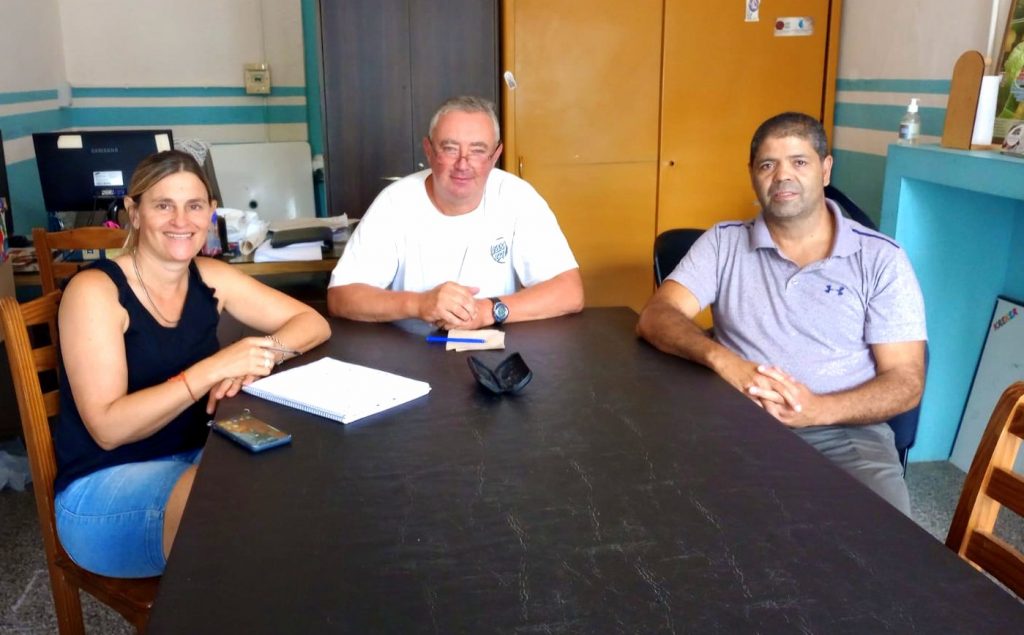 Renuevan el trabajo conjunto entre la Inspección de Educación Física y el municipio