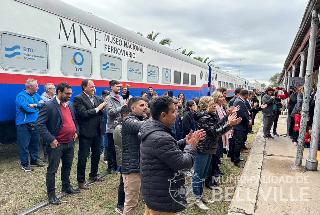 Se habilitó el Tren Museo Itinerante y entró en plena actividad el Centro Cultural Municipal Ferrocarril