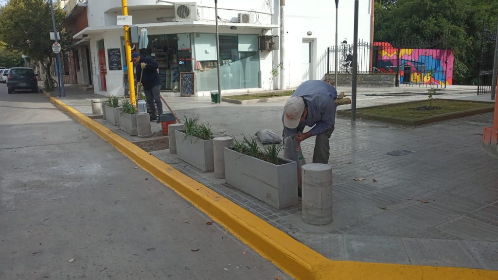 La Guardia Urbana trabaja en el Auditorio Alberto Cognigni