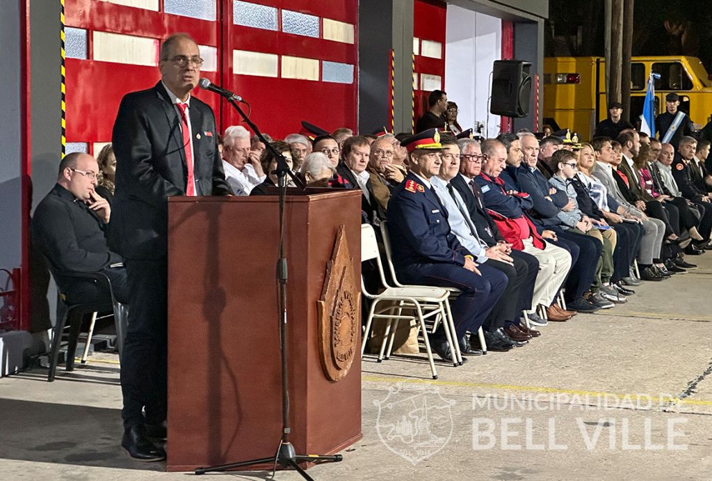 Principales conceptos en al acto aniversario de Bomberos Voluntarios
