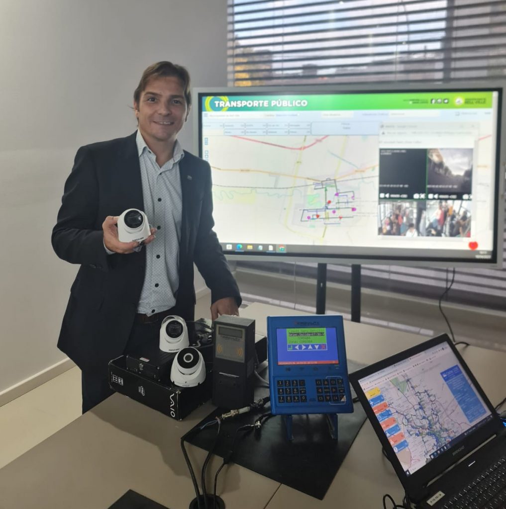 Instalarán cámaras de seguridad internas y externas en los ómnibus locales municipales