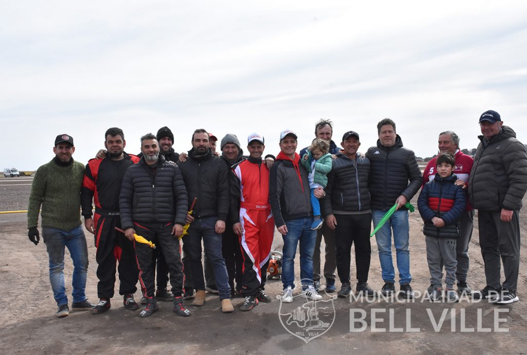 Con apoyo municipal se inauguró el kartódromo en el Aero Club Bell Ville
