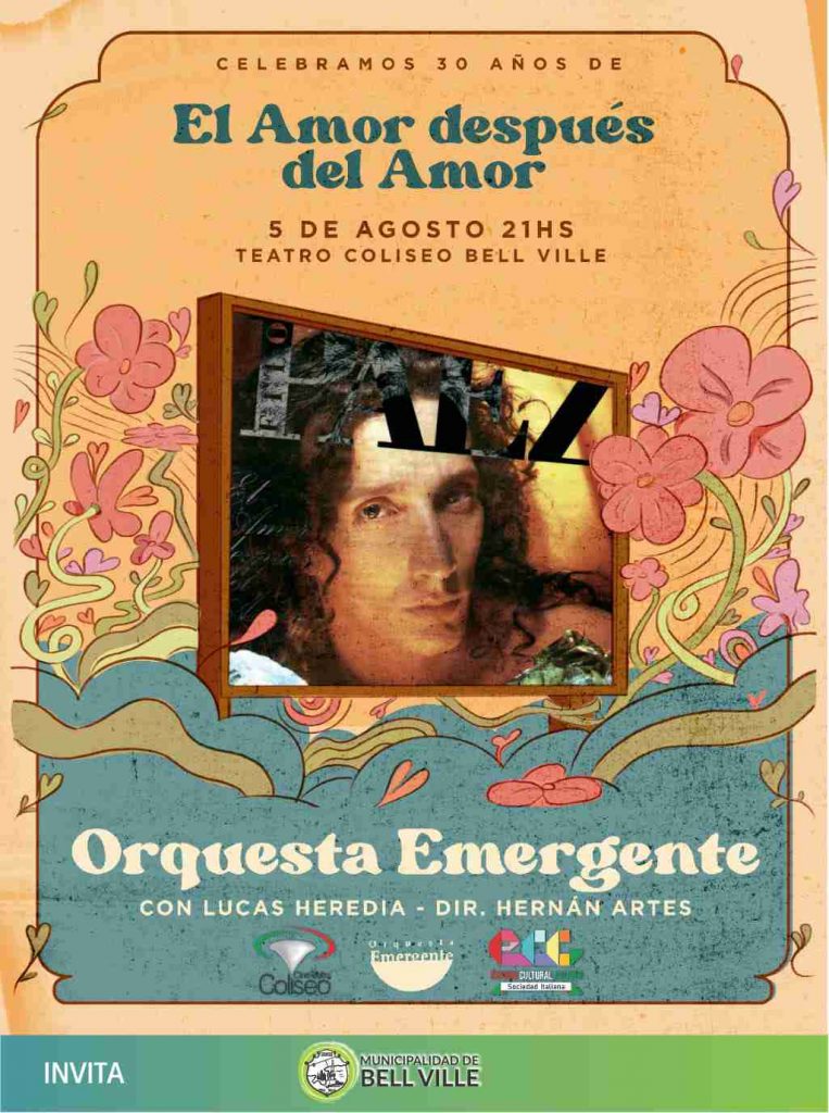 Sábado de homenaje a Fito Páez y su disco “El amor después del amor” en el Teatro Coliseo