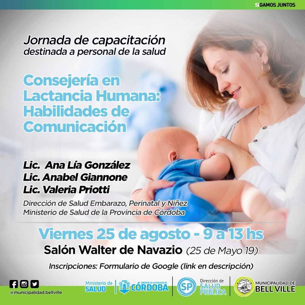 Firme compromiso municipal en la promoción de la lactancia materna