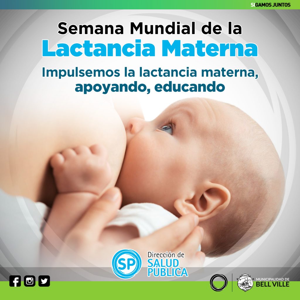 Desde hoy y hasta el 7 de este mes, se cumple la Semana Mundial de la Lactancia Materna