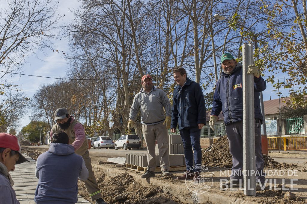 El canal de desagüe de calle Ortiz Herrera lleva un avance de obra del 50%