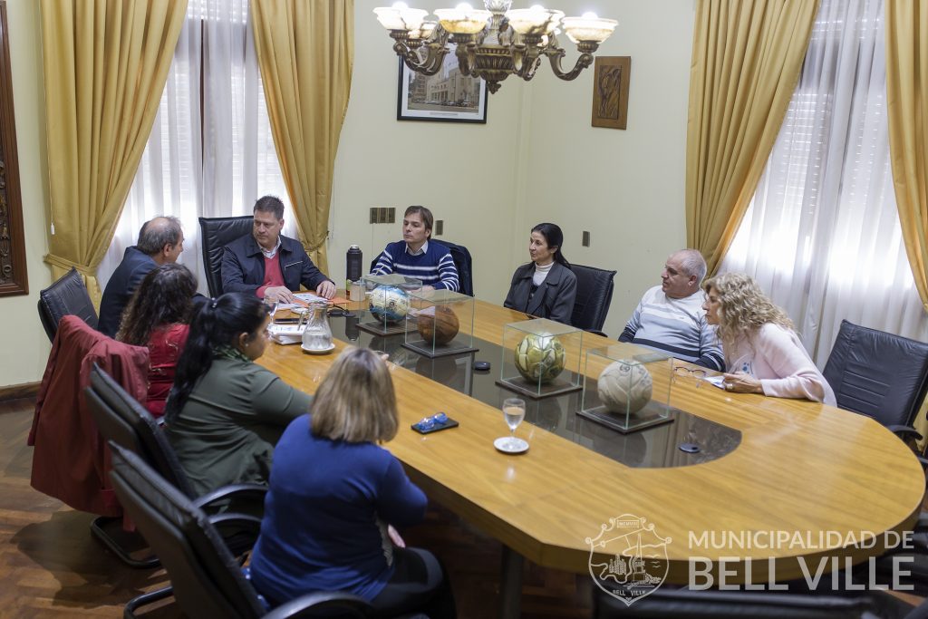 El intendente recibió a integrantes del Consejo Pastoral Evangélico.